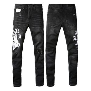 2023 fall Mens distressed ripped skinny jeans ~ US SIZE 28-40 jeans ~ slim motorcycle moto biker causal denim pants hip hop jeans