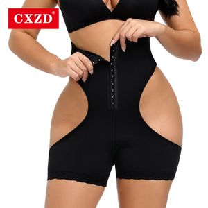 Kvinnors shapers cxzd 2023 hög midja kontroll trosor bulfer mage trosor bröllop byxa kropp sexig lyft upp skinka