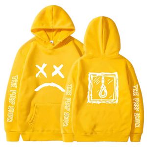 Mass de moletons de moletons da marca Hip Hop Lil Peep Hell Boy Mulheres Mulheres Capuzes Pullover Masculino Sudaderas Cry Baby Hood Hoddie CVSS