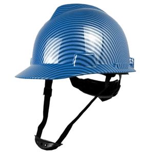 CE EN397 Capacetes de segurança de cor de fibra de carbono industrial para engenharia Proteção da cabeça de construção de cabeça abs hardneing engendneering