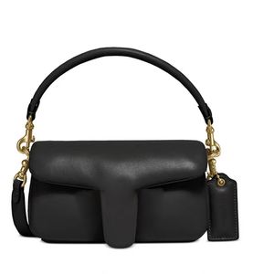 Дизайнерская тотальная сумка на плечо сумочка с держателем карты поперечного тела подлинная кожаная женщина кросс -мешки с кошельки сумки Tabby подушка