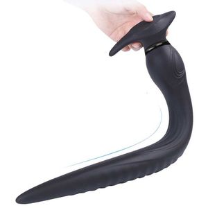 Brinquedo sexual massageador inflável vibrador anal plug silicone dilatador vaginal ânus bomba brinquedo sexual 38.5-55cm longo enorme buttplug âncora estimulador de próstata