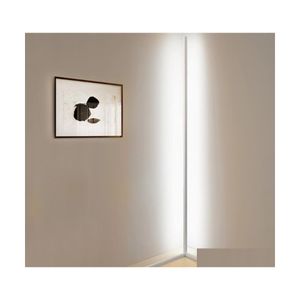 Wall Lamp 52Cm Corner Floor Modern Simple App Control Light Atmosphere Indoor Standing Living Room Bedroom Decoration Drop Delivery Dhwgn