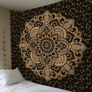 Tapissries Home Tapestry Wall Hanging Decor Bohemian Mandala filt Sandy Beach Mat Camping Tält Travel Yoga