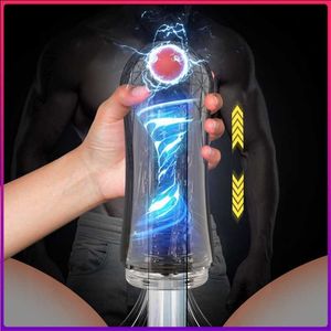 Sex toy Massager Electric Rechargerable Masturbators Cup for Men Real Vagina Male Sucking Blowjob Penis Massager Erotic Sex Toys