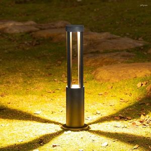 Outdoor Garden Post Lawn Lamps Light Waterproof IP65 Pillar Park Landscape Road Pathway Bollard