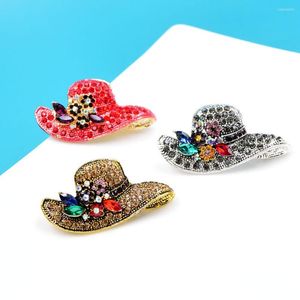 Broches cindy xiang 6 estilos para escolher shinestone pavão hat butterfly mulheres bijouterie broches backpack crachás