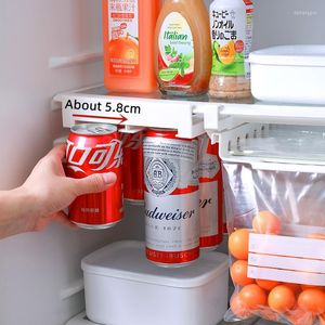 Storage Bottles Beer Soda Can Dispenser Refrigerator Slide Rack Under Shelf Kitchen Beverage Organizer Container Fridge