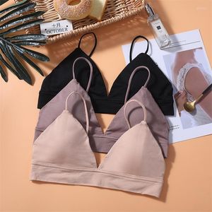 Camisoles Tanks Summer Women Bra French Triangle Tube Top Sexy Seamless Bras Camisole 무선 Backless Lingerie Bralette