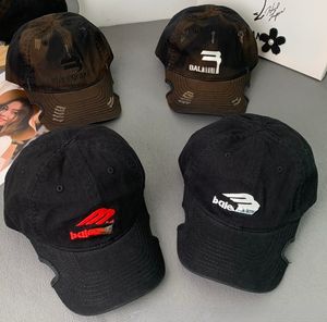 Шапок/череп Caps New Emelcodery Tide Brand Soft Top Baseball Cap Brim Notch Design Mens and Women's Cap