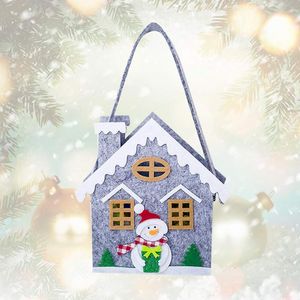 Decorazioni natalizie Albero di Natale Appeso Decorazioni per feste Regalo di Babbo Natale Sacchetti di caramelle Bella borsa per camino per bambini