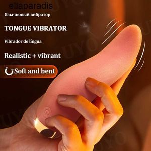 Sex Toys Massager Simulation Tongue Slicking Vibrator Clitoral 10-frekvensnippelvibration Bärbara mini-vibratorer för kvinnor