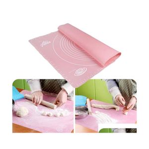 Baking Pastry Tools Nonstick Sile Mat Kneading Dough Sheet Pad With Scales Rolling Pasta Cooking Kitchen Accessories 2O94 Drop Del Dhabk