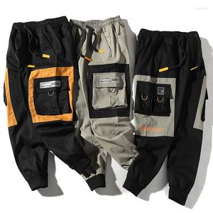 Calça de rua masculina camuflagem masculina moda casual outono estilo street estilo hip hop bischepers