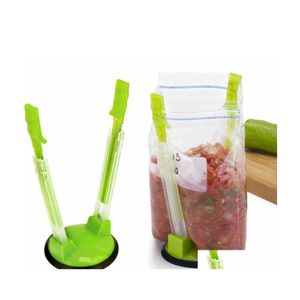 Bag Clips Hands Baggy Rack Plastic Opener Clip Food Storage Holder Stand Hine Kitchen Tools Drop Delivery Home Garden Housekee Organi Dhqvf
