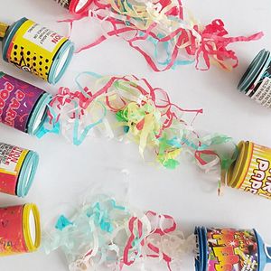 Party Decoration 100st Spring Push Confetti Charmig plast långvarig tillägg glad vibe rör för firande