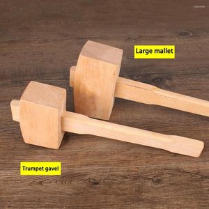 Quality Solid Beech Wood Hammer 84 100 140mm Carpenter Wooden Carving Mallet Beat Hand Tools For Woodworking