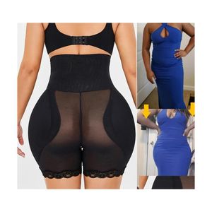 Waist Tummy Shaper Women Body Panty Sexy Butt Lifter Side Padded Panties Lace Fake Ass Corset Plus Size Shapewear Slimming Underwe Dhfnv