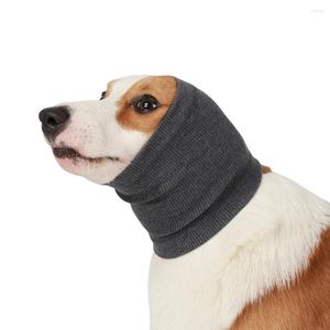 Odzież psa Pet Calming Earmuffs ciepłe odporne na hałas nakrycia głowy kojące z łagodzeniem lęku ucha szalik szalik