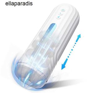 Adulto massageador automático telescópico masturbador masculino brinquedos sexuais para homens bens vagina masturbação equipamentos boquete pistão mastubator