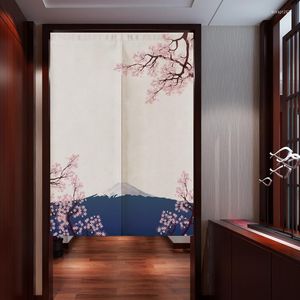 Kurtyna japońska sypialnia zasłony kuchenne wystrój domu lniane drzwi noren konfigurowalne