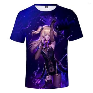 Męskie koszulki anime genshin Impact T-shirt chłopcy/dziewczęta 3d druk harajuku tee wysokiej jakości tshirt 2023 Casual Children Tops