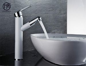 Badrumsvaskkranar Krigare Mässing Chrome Gold Borsted Mixer Tap Vanity and Cold Pull Out Water