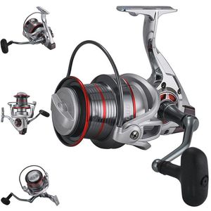 Baitcasting Bujki Jaszczurka 9000/10000/12000 Rozmiar pełnej metalowej szpuli Spinning Big Sea Fishing Reel Jigging Trolling Long S Casting Carp