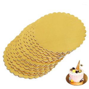 Baking Tools & Pastry 5/10pcs Gold Cakeboard Round Disposable Cake Circle Base Boards Plate Dessert Display Tray 8/10/12inch