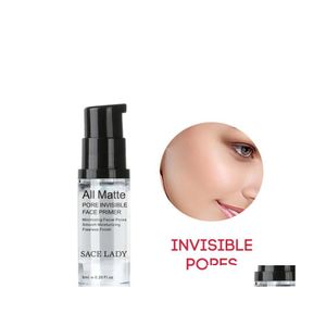 Foundation Primer Dhs Sace Lady All Matte Pore Invisible Face Smoothing Moisturizing Flawless Finish Makeup Base Sample Size 6Ml Fac Dhisb