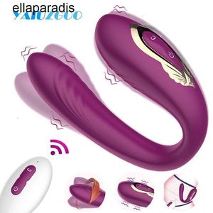 Seks Oyuncaklar Masaj Uzaktan Giyilebilir Vajinal Vibratör Çift G-Spot Stimülatör Mastürbator Çift Başlı Titreşimli Twister