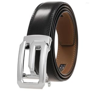 Belts Luxury Fashion Men's Leather Belt High Quality Business Casual Alloy Buckle Men Jeans Brown Retro Waistband Wholesale