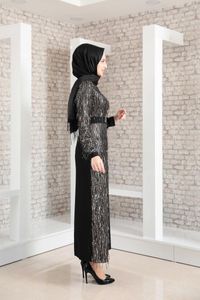 Etnik Giyim Siyah Kadınlar Elbise. Zarif ve Kalite Abaya. Müslüman mevsim moda. Dört kullanılabilir. Türkiye'de üretildi. Kaftan. Caf