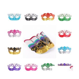 Party Masks Mardi Gras Venetian Mask Halloween Christmas Sexy Carnival Dance Cosplay Princess Crown Fancy Wedding Gift Drop Delivery Dh73H