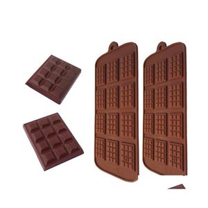 Stampi da forno Stampo per cioccolato fai da te Sile Patatine antiaderenti Waffle Budino Stampi per fondente Modifiche per caramelle Accessori per la cucina Drop Delivery Home G Dh4Yo