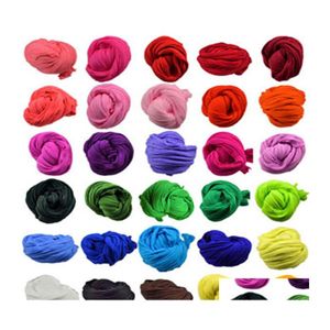 Dekorativa blommor Kransar Strumpa Blommaterial Monokrom Sn Nylon Material Tillverkning Bröllopsdekor Simation Plant Drop Lever Dhnrf