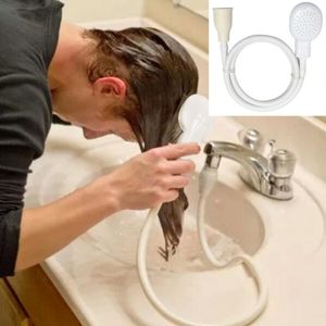 Dog Apparel Portable Sink Hose Faucet Sprayer Pet Shampoo Bathroom Washing Hairdresser