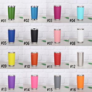 20oz Stainless Steel Tumbler 20 oz Double Wall Wine Glass Thermal Cup Insulated Coffee Beer Mug With Seal Lids FY4412 ss0117