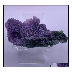 Arts And Crafts Gifts Home Garden Small Size Aaddaddadd Natural Grape Agate Stone Crystal Healing Mineral/Specimen Gemstone Drop Deli Dhob6