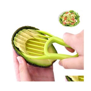 Utensili per frutta e verdura 3 in 1 affettatrice per avocado Shea Corer Butter Peeler Cutter Pp Separator Coltello in plastica Gadget da cucina Drop Delive Dhbtj