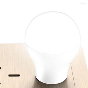 Nocne światła USB Mini LED LED Atmosfera wtyczka lampa zasilana bank do ładowania do łazienki