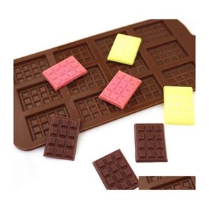 Stampi da forno Sile Mold 12 Anche stampi per fondente al cioccolato Fai da te Candy Bar Mod Strumenti per la decorazione di torte Accessori per la cucina Drop Delivery Ho Dhdhi