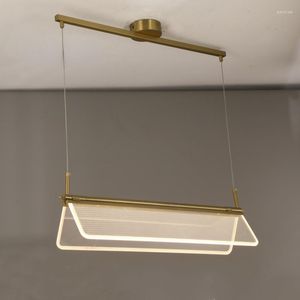 Lâmpadas pendentes Oil de superfície LED de decoração LED Sala de estar de estar nórdica Lampara Colgante lustres luzes