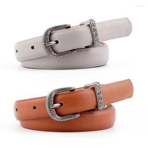 Bälten 2023 Fashion Ladies 'Belt Strap Jeans Decoration Casual Pin Buckle All-Match 3cm Wide Nubuck Leather SE58