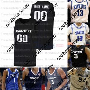 Custom Vxavier College Basketball Jerseys 4 Tyrique Jones 13 Наджи Маршалл 1 Пол Скраггс 32 Зак Фримантл 11 Брайс Мур