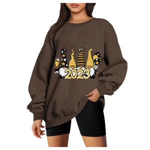 Kvinnors hoodies 2023 Tecknad tryck Fitness Crop Top Hoodie Autumn och Winter Overdimensionerad 3D Abstract Vintage Women Sweatshirts Trendy