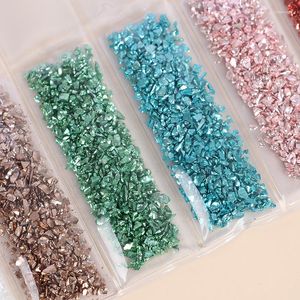 Party Decoration DIY Crafts Nail Art Decorations Broken Glass Stones Crystal UV Epoxy Resin Filler Jewelry Making Fillings