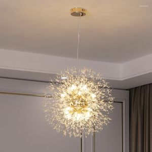 Ljuskronor iralan postmodern maskros ljuskronor k9 kristall modern hängande lampa för sovrum inomhus belysning tak ljus luster