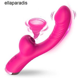 Sex Toys Massager 2 I 1 Sugande vibrator för kvinnor Vakuumklitoris sucker g Spot Clitoral Stimulator Dildo varor Vuxna produkter