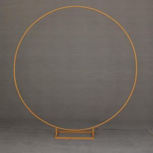 Party Decoration 2023 Metal Round Arch Free Balloon Flower Hoop Wedding Födelsedag Bakgrund Frame Bracket Decor